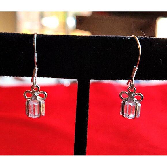 Pendant & Earrings Set Crystal and 925 Silver Modern Holiday style - Picture 6 of 6